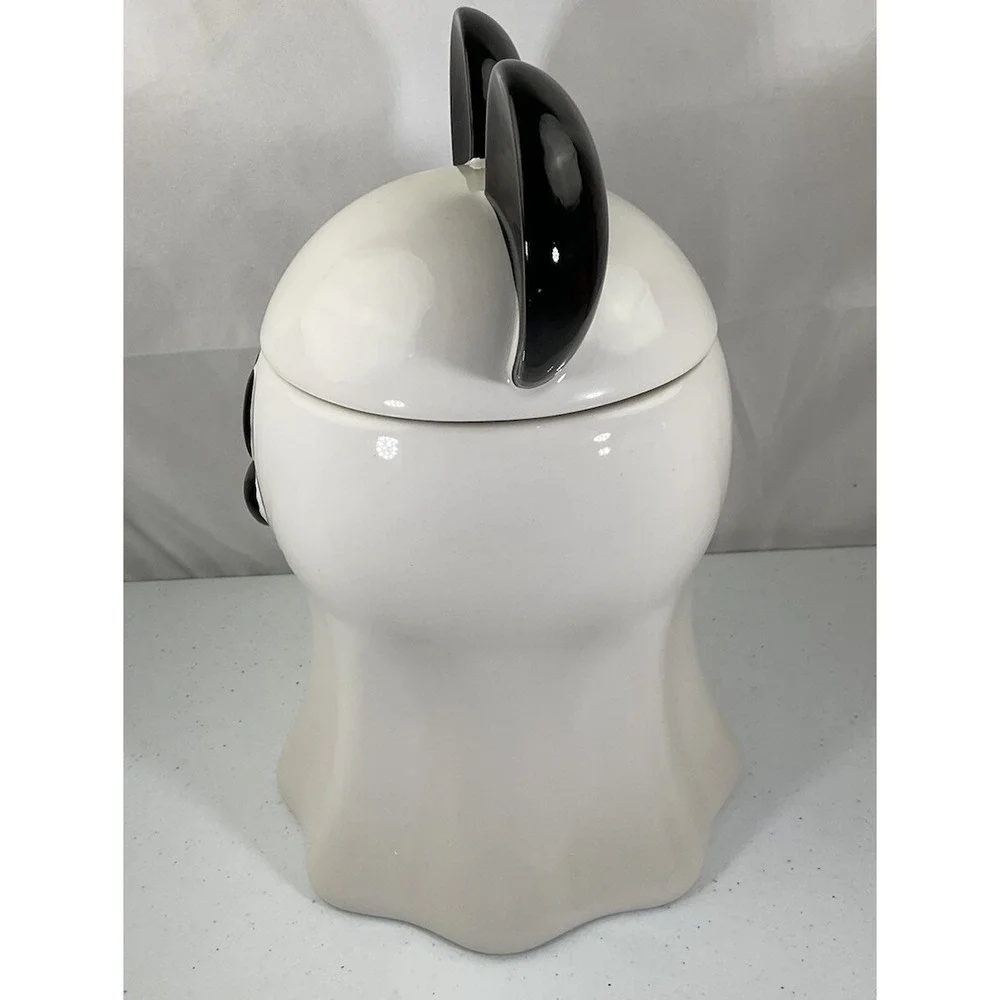Disney Mickey Mouse Ghost Halloween Cookie Jar Canister-